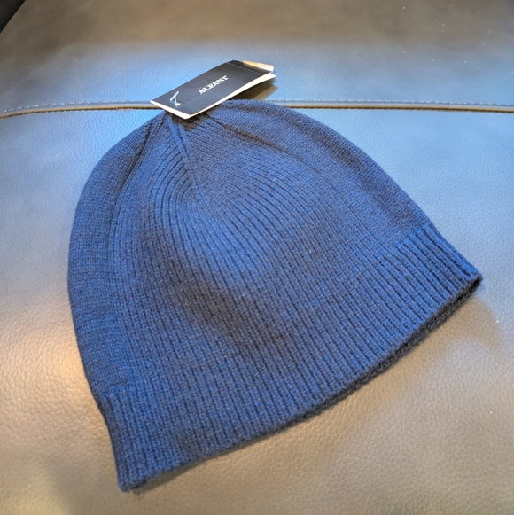 Alfani Blue Knit Beanie - Picture 1 of 2